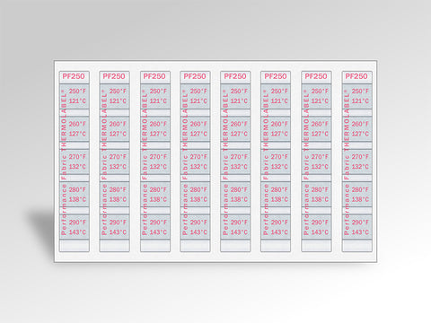 Performance Fabric THERMOLABEL® 250-290°F