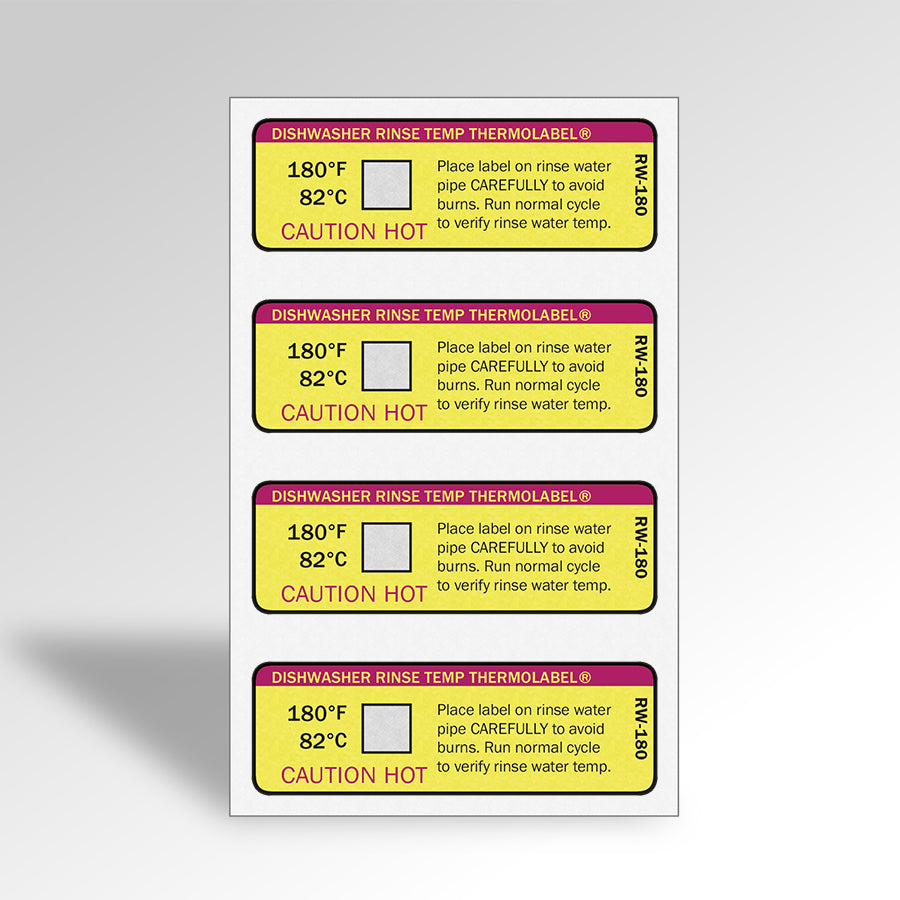 Temperature Indicator Strips 8-Temperature Thermolabel Pack - 410°F To ...
