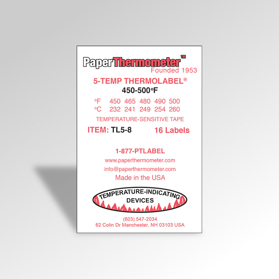 Reversible Temperature Labels