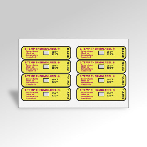 1-Temp THERMOLABEL® 250°F/121°C